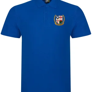 United In Britain Embroidered Polo Shirt – Royal Blue